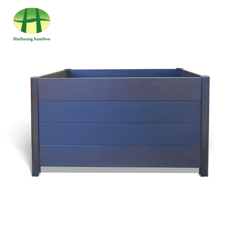 Utendørs værbestandig plantekasse i bambus i kompositt tre