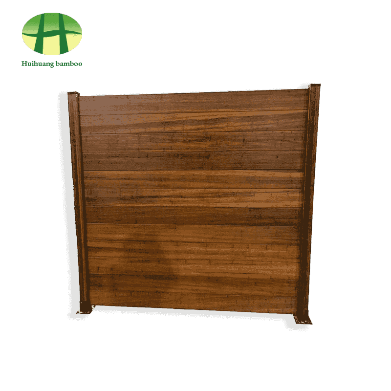 Naturlig kraftig bambus utendørs gjerde