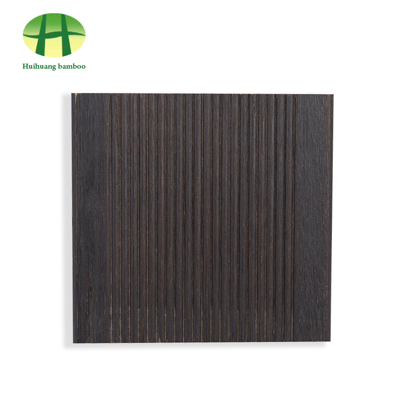 Små bølgede bambusgulv